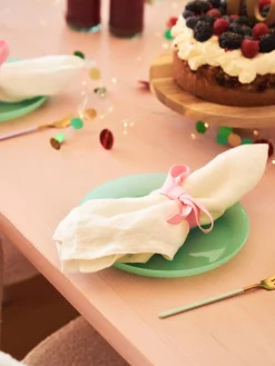 Assiettes en plastique réutilisables pour enfants