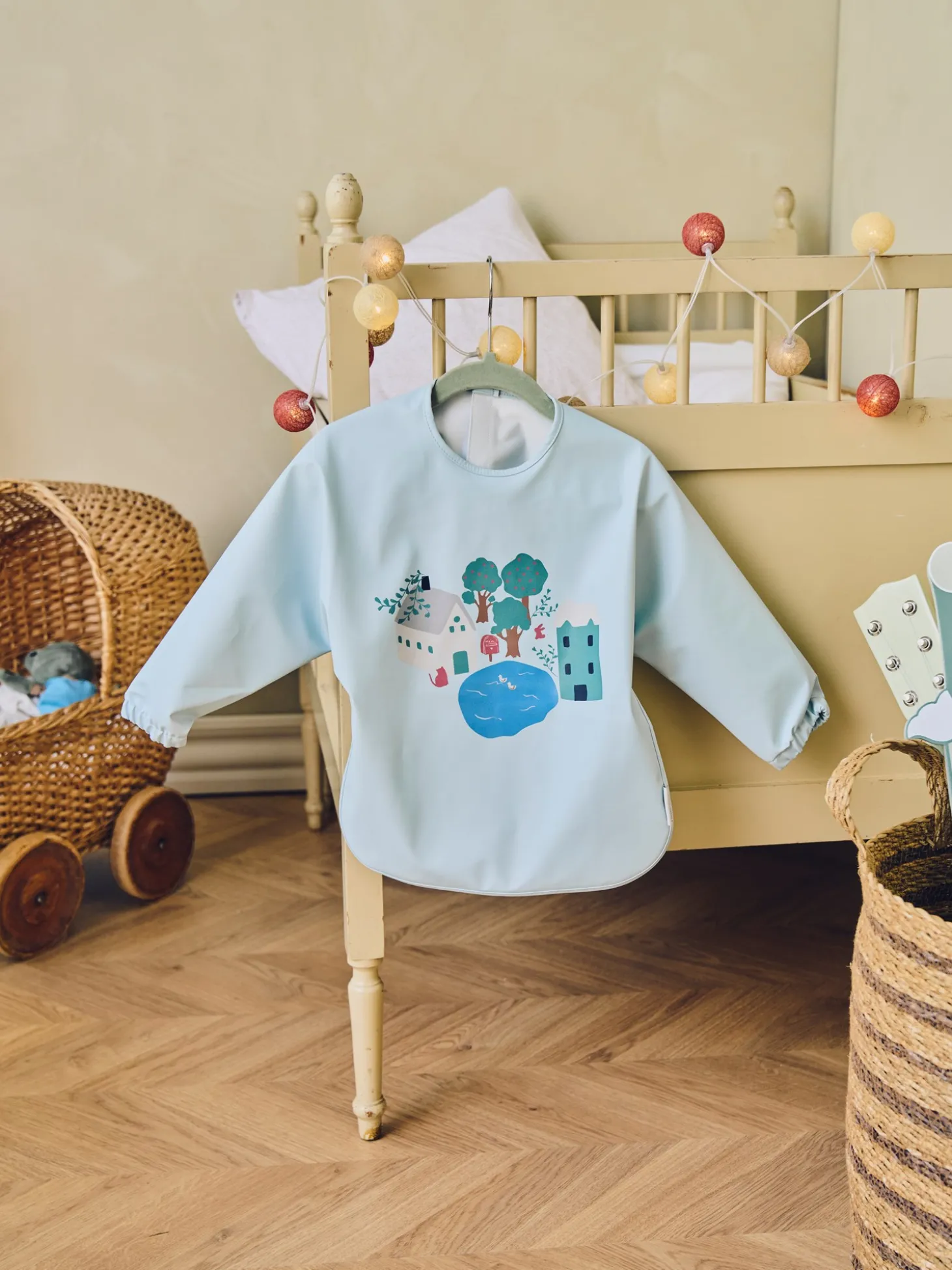Bavoir à manches pour bébé