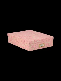 Boîte de rangement avec porte-étiquette