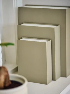 Boîte de rangement pour livres