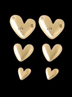 Boucles d'oreilles cœur