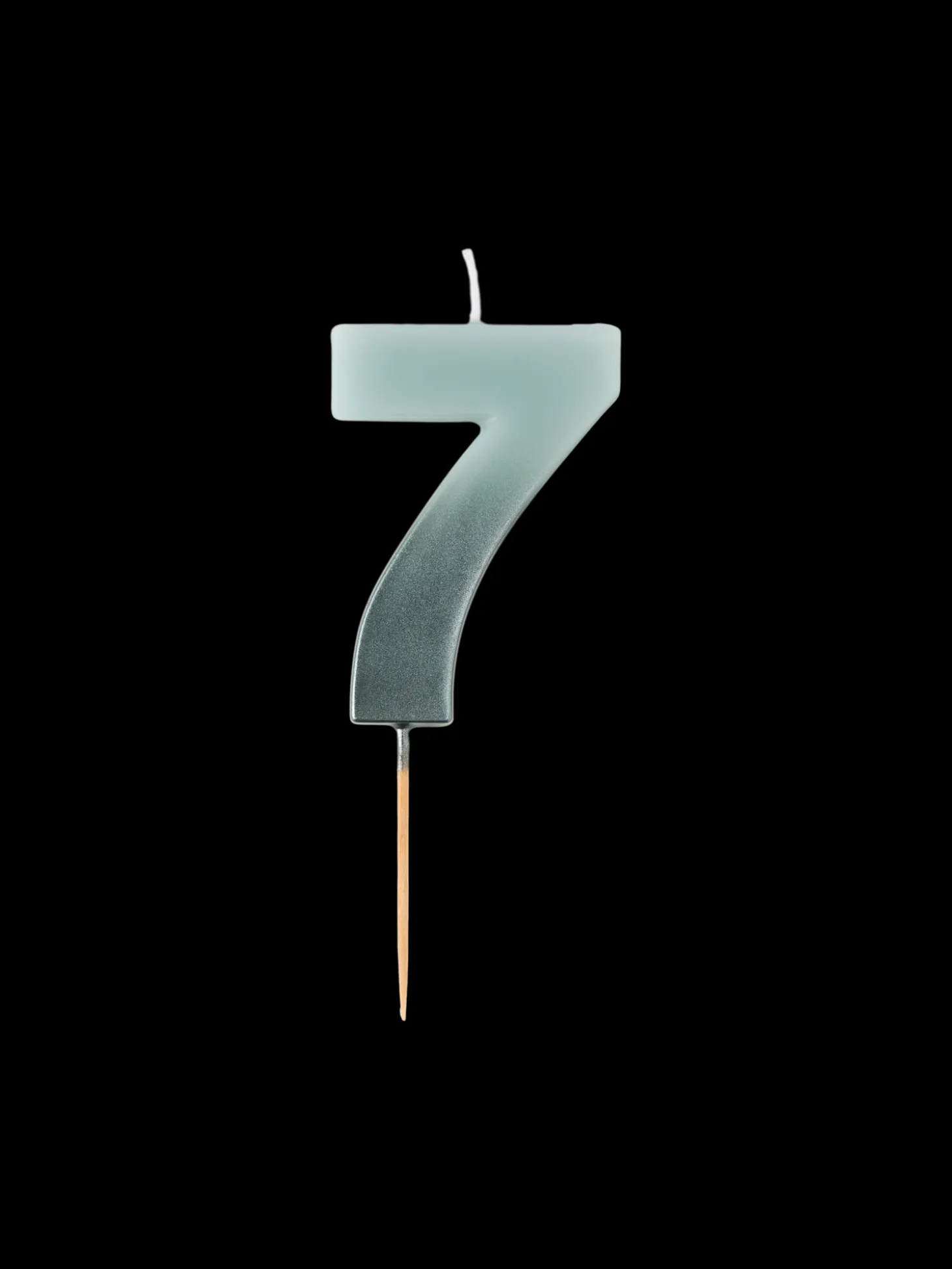 Bougie chiffre 7