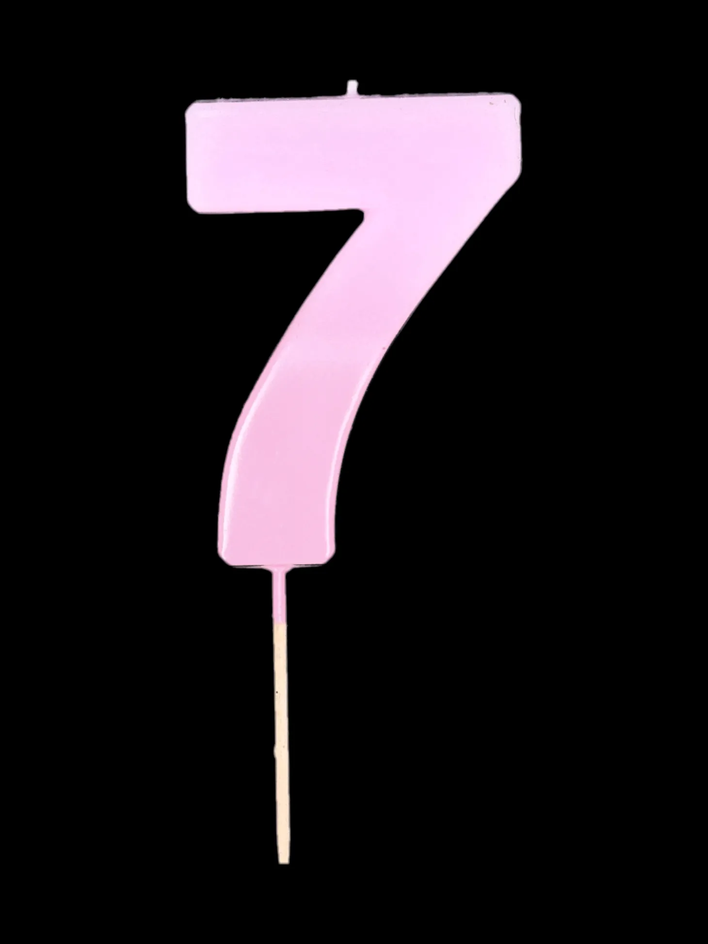 Bougie chiffre 7