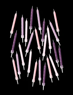 Bougies d’anniversaire torsadées