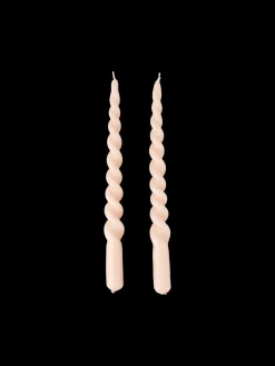 Bougies torsadées 28 cm