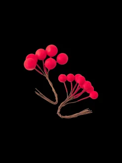 Boules décoratives en velours