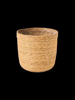 Cache-pot en panier avec doublure
