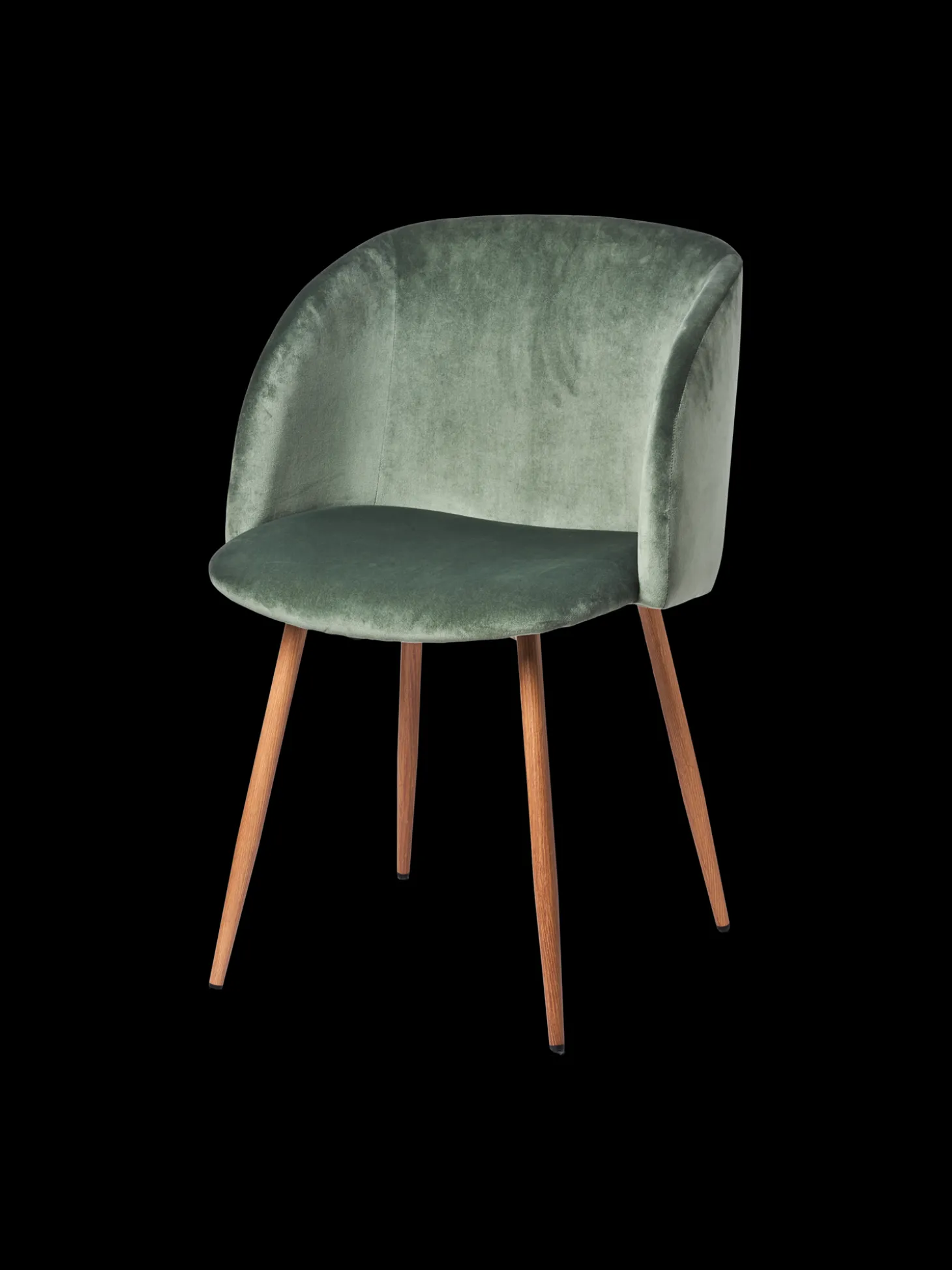 Chaise en velours