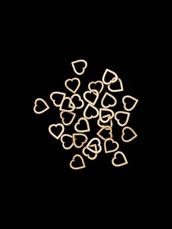 Confettis cœur en bois