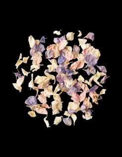 Confettis de fleurs biodégradables