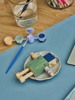 Kit de peinture robot en bois
