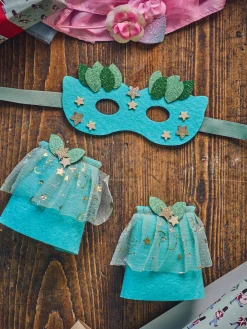 Masque et manchettes de fée