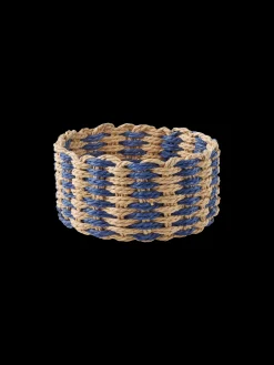 Panier rond tressé