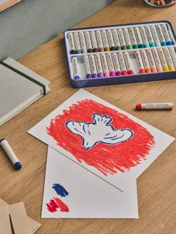 Pastels à l’huile solubles dans l’eau