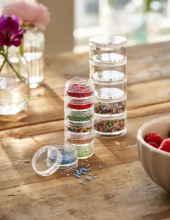 Pots de rangement empilables