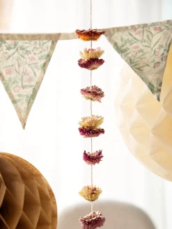 Têtes de fleurs séchées