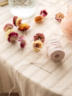 Têtes de fleurs séchées