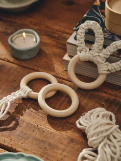 Anneaux en bois pour l’artisanat
