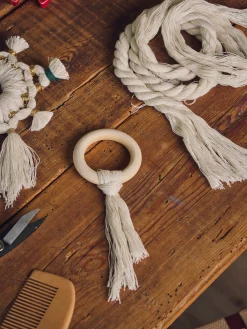 Anneaux en bois pour l’artisanat