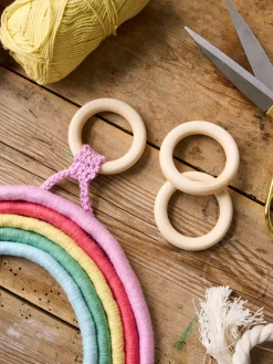 Anneaux en bois pour l’artisanat