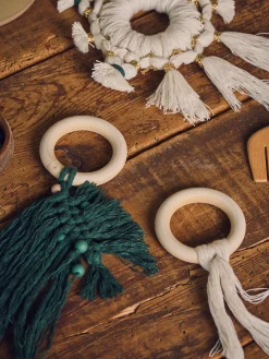 Anneaux en bois pour l’artisanat