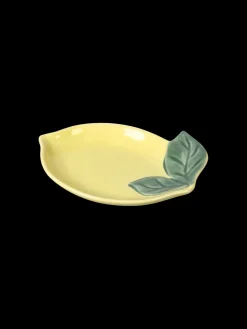 Assiette à collation citronnée