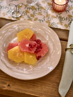 Assiette à fleurs