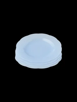 Assiettes en plastique réutilisables - lot de 4