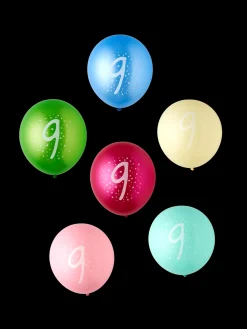 Ballons avec chiffres 9