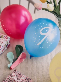 Ballons avec chiffres 9