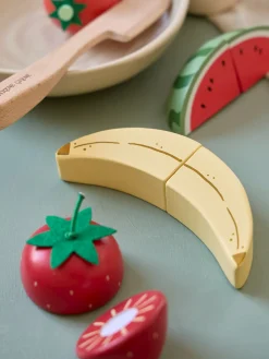 Banane en bois jouet