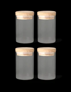Bocaux avec couvercle - lot de 4