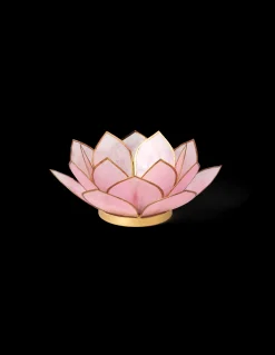 Bougeoir en fleur de lotus