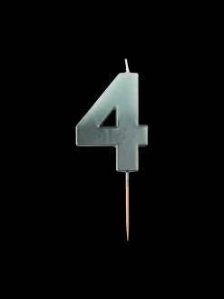 Bougie chiffre 4