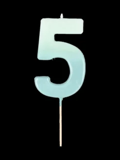 Bougie chiffre 5