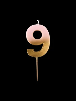 Bougie chiffre 9