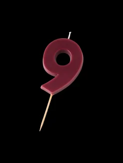 Bougie chiffre 9