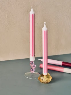 Bougies rayées 25 cm