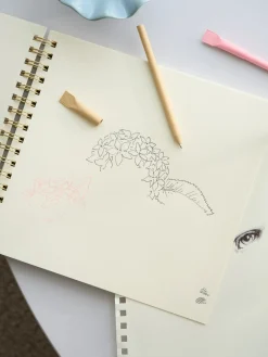 Carnet de croquis à spirale