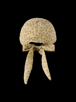 Casquette en seersucker avec nœud