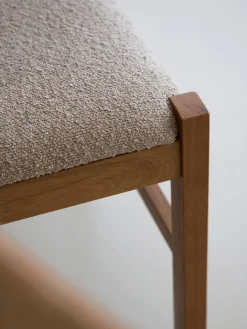 Chaise de salle à manger HARMONY en bouclé