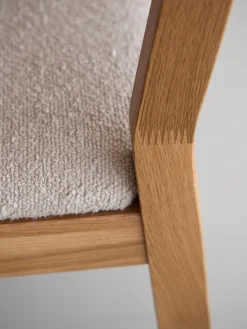 Chaise de salle à manger HARMONY en bouclé
