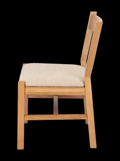 Chaise de salle à manger HARMONY en bouclé