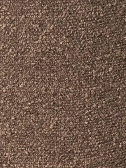 Chaise en tissu bouclé