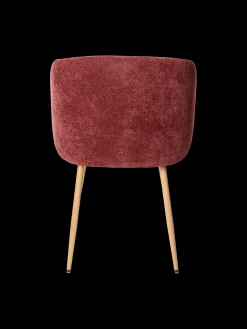 Chaise en tissu bouclette