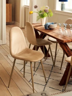 Chaise en velours