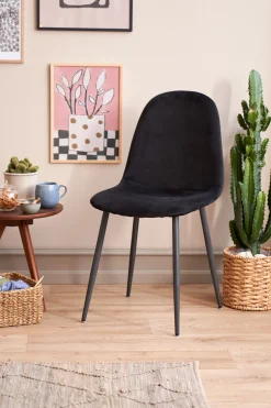 Chaise en velours