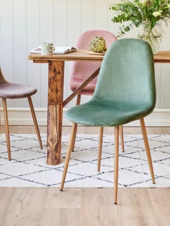 Chaise en velours