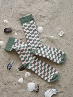 Chaussettes à carreaux