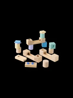 Circuit à billes en bois